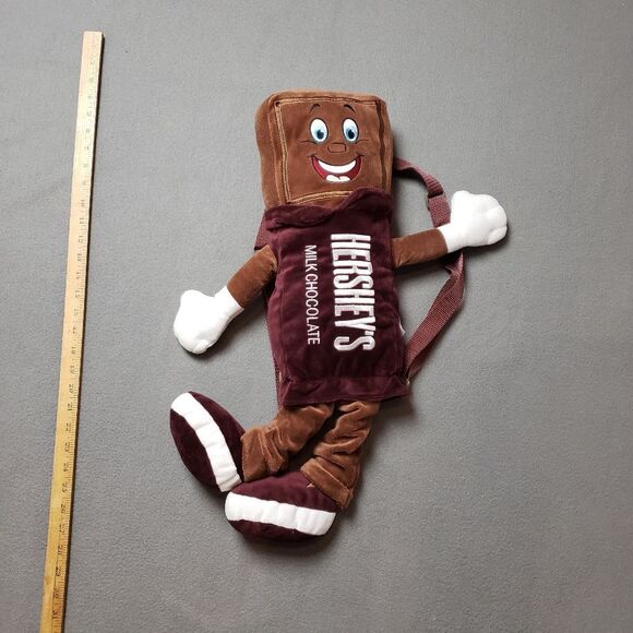 Hershey Chocolate 25" Backpack  Collectible Orange and Brown Character Backpack - Picture 9 of 11